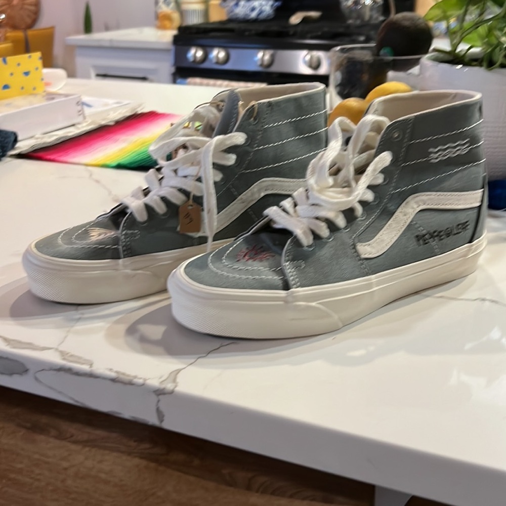 NWT Vans embroidered Sk8 shoe - Picture 2 of 4
